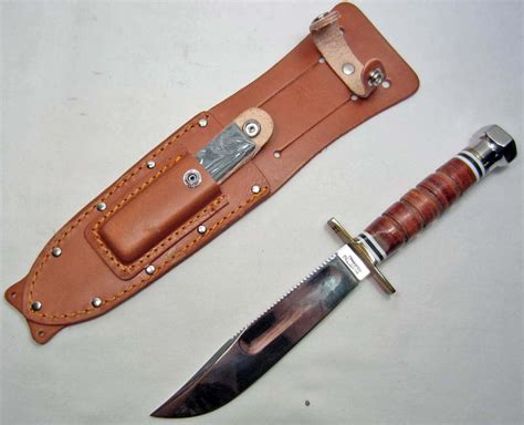 There is no sharpening stone in the pouch. . Marbles jet pilot survival knife
